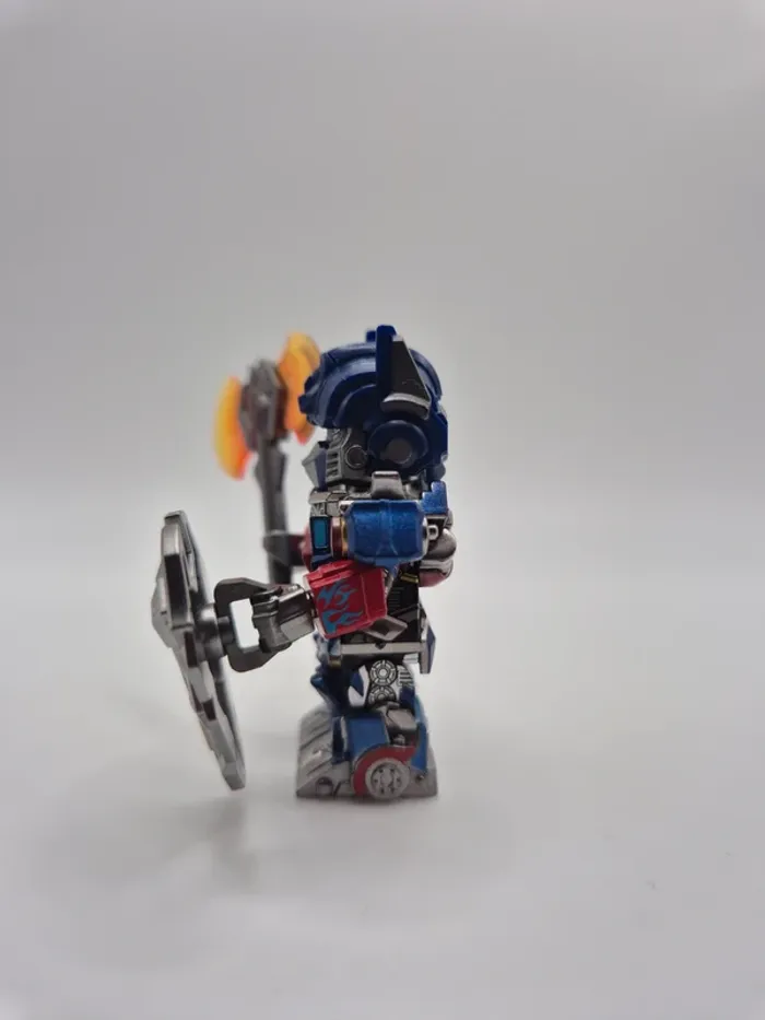 Figurine type lego custom Optimus Prime Transformers avec boîte individuelle et lumière - photo numéro 3