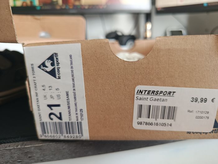 basket le coq sportif taille 21 - photo numéro 5