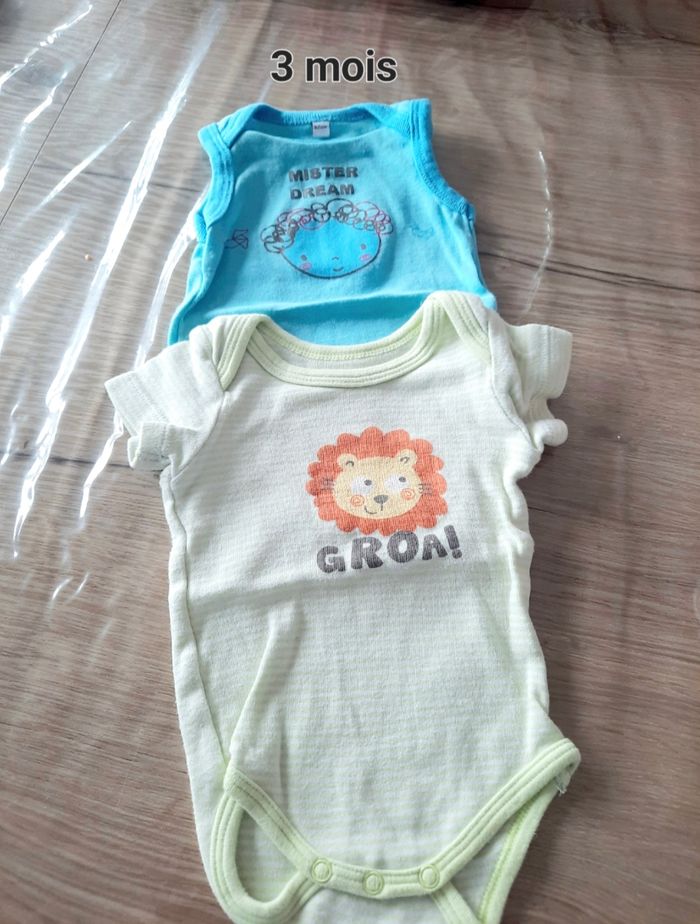 Lot de 2 bodys
