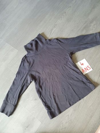 Maillot t-shirt sous pull 4ans garçon
