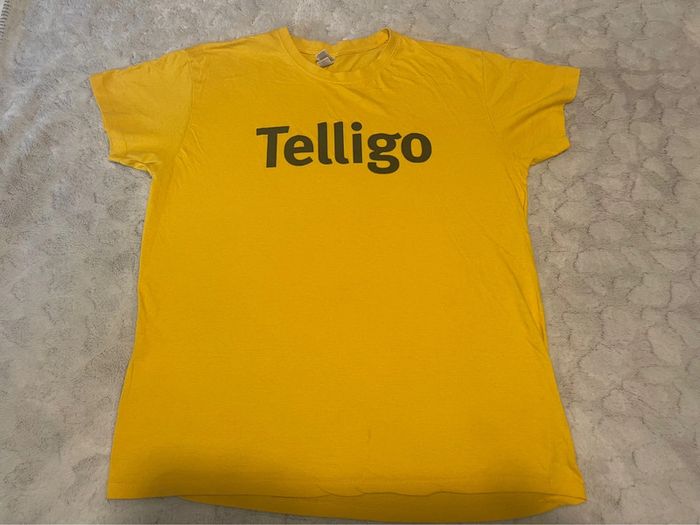 T-shirt jaune moutarde Telligo XL