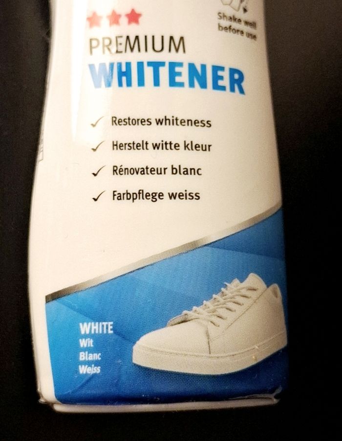 Cirage neuf pour chaussures blanches