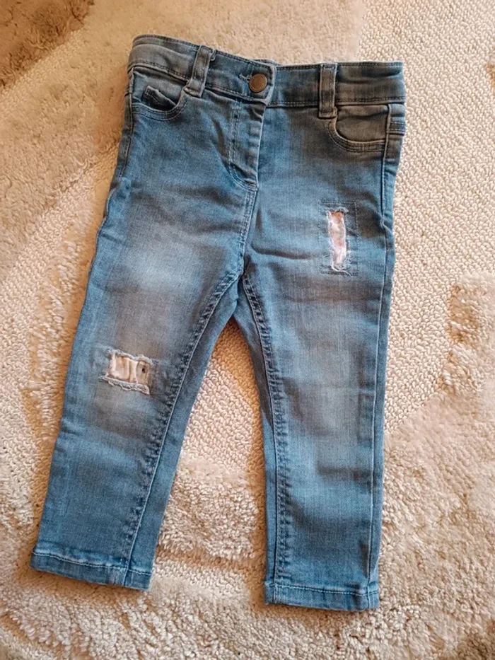 Lot de 3 pantalons 12-18 mois fille - photo numéro 16