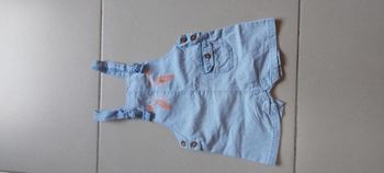 Salopette short 6 mois