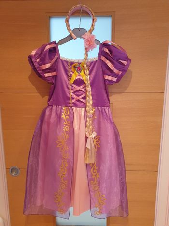 Déguisement Raiponce, robe de princesse 6-8 ans 