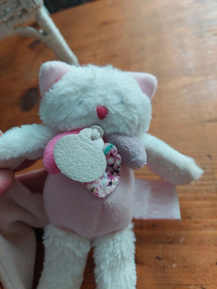 Doudou mini pantin chat Les gommettes Doudou et Compagnie - photo numéro 7