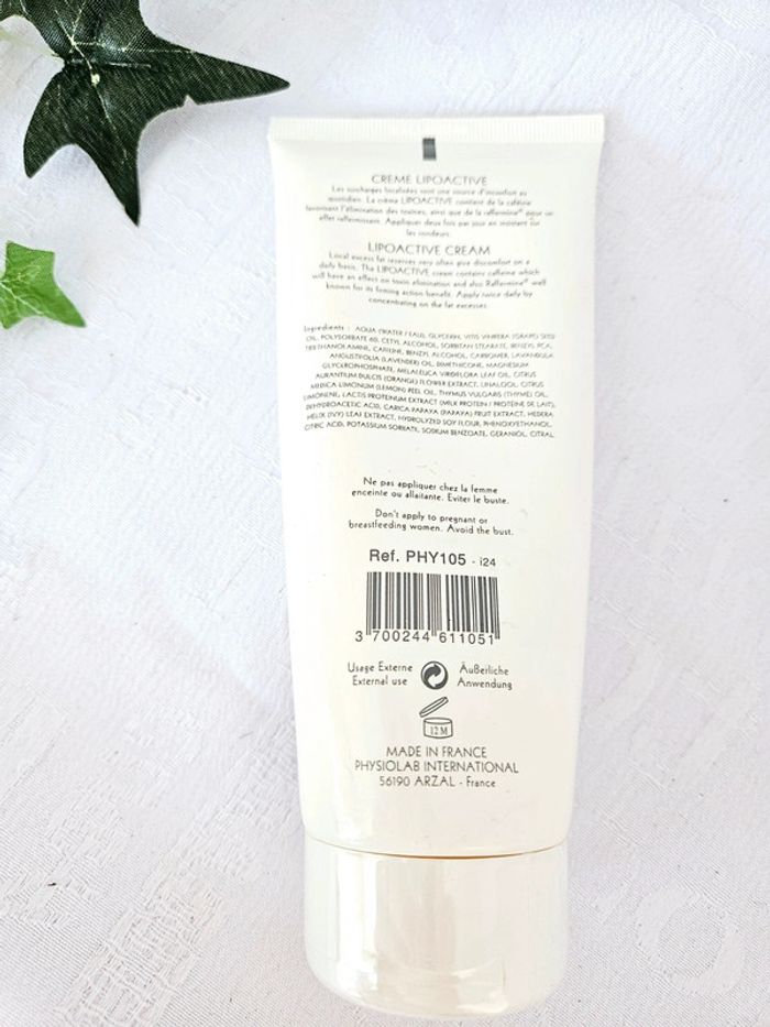 Creme amincissante Lipoactive Physiolab - photo numéro 2