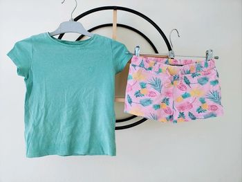 5 ans ensemble été Kiabi teeshirt et short