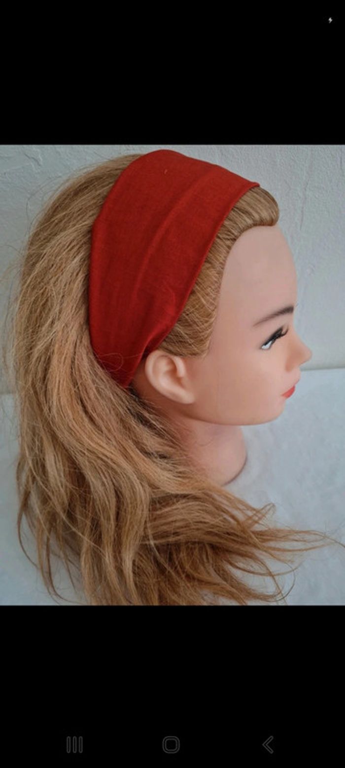 Bandeau simple terracotta