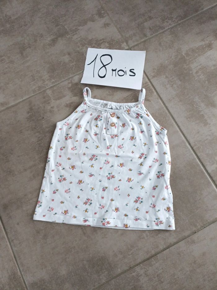Tee shirt bretelles Vertbaudet 18 mois