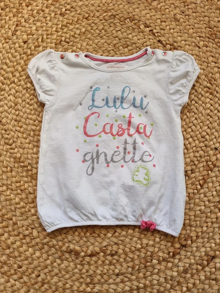 Tee-shirt manches courtes lulu castagnette 3 ans