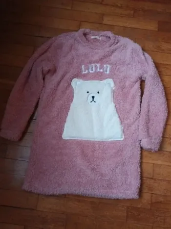 Chemise de nuit robe d'intérieur chaud xl doux Neuf polaire chaud lulu castagnette