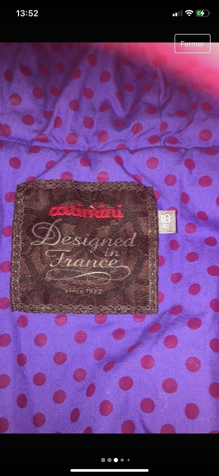 Blouson catimini 18 mois - photo numéro 3