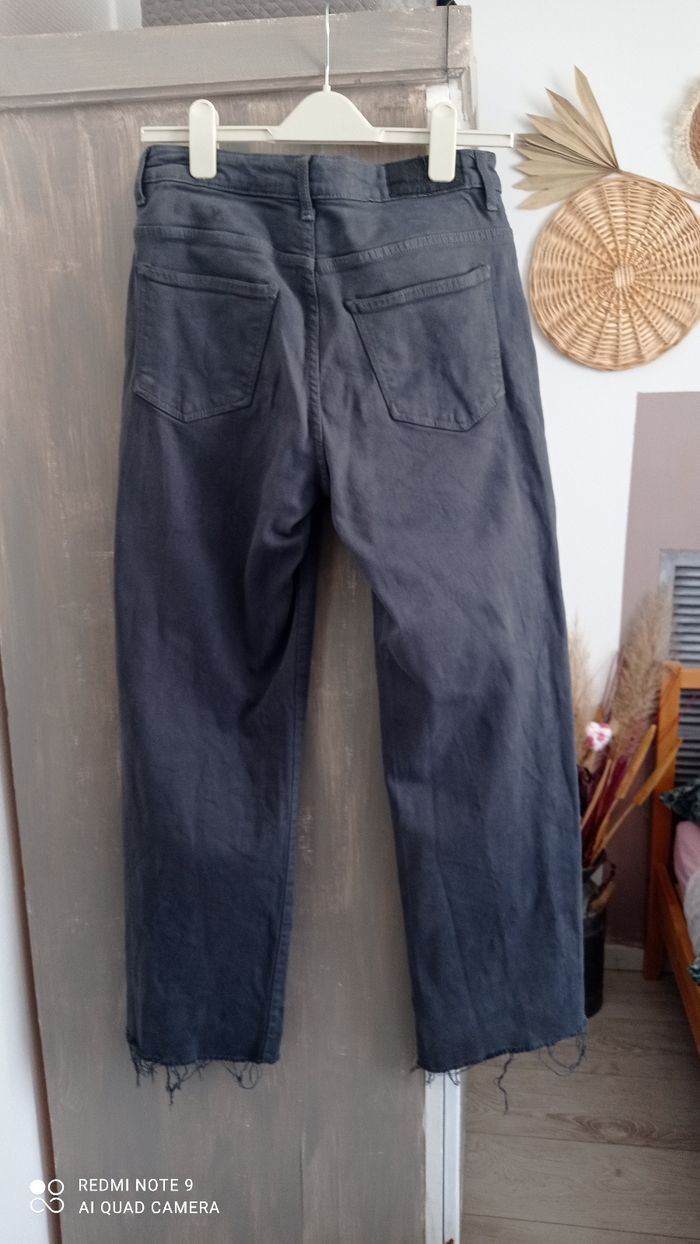 Jean gris Noisy May jambes larges taille 36 - photo numéro 2