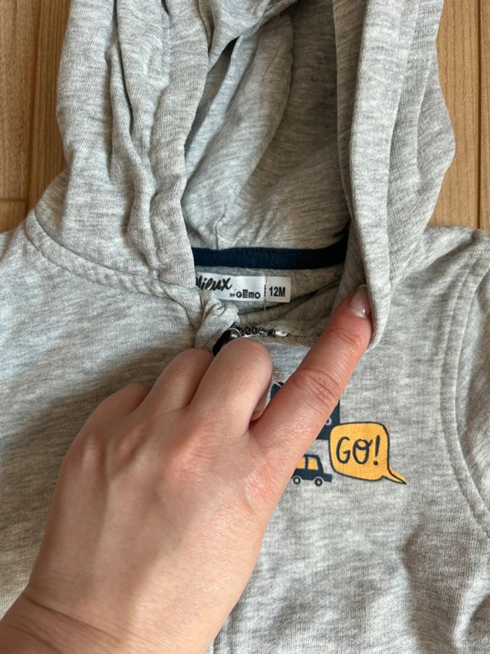 Veste à capuches 12 mois - photo numéro 3