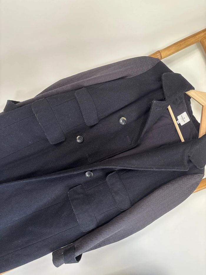 Manteau bleu marine Naf Naf taille 42/XL - photo numéro 4
