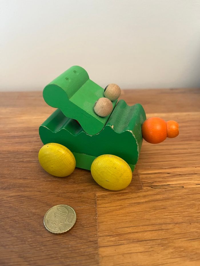 Voiture crocodile en bois Selecta - photo numéro 2