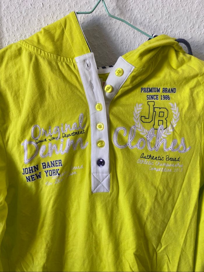 Sweat jaune John Baner - photo numéro 2