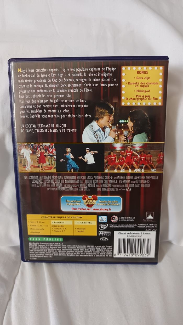 Dvd High School Musical - photo numéro 2