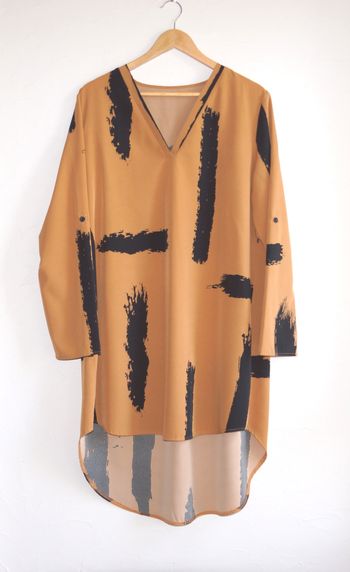 Robe tunique asymétrique