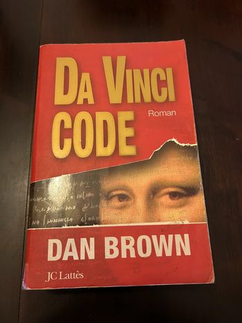 Livre d’à Vinci code de dan brown