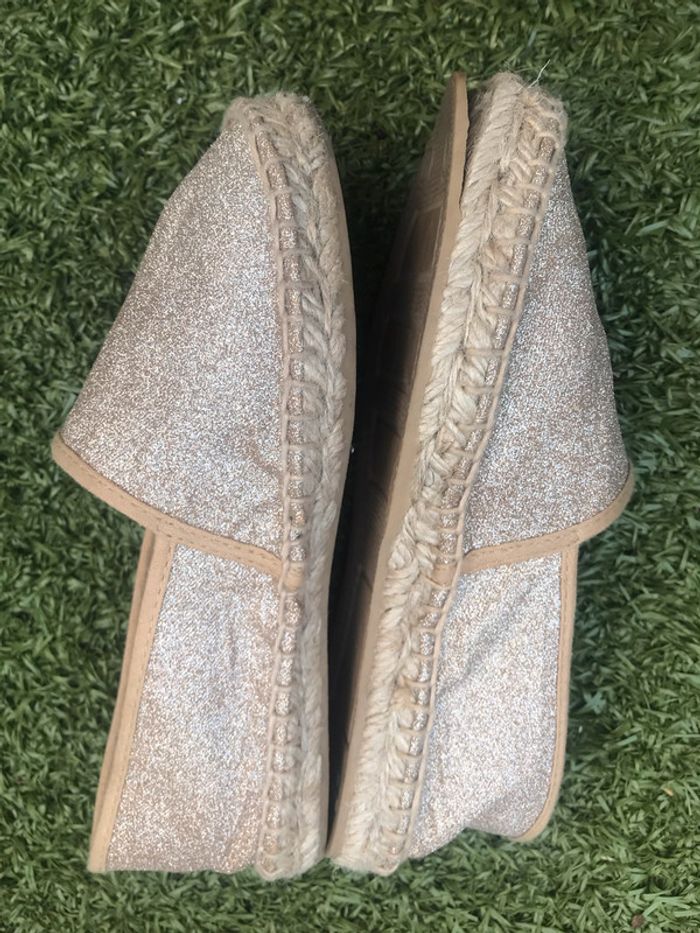 Espadrilles dorées taille 31 - photo numéro 3