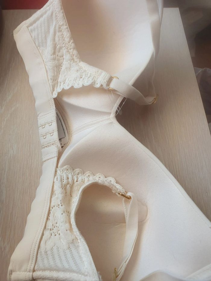Soutien gorge Etam ecru 85 E - photo numéro 3