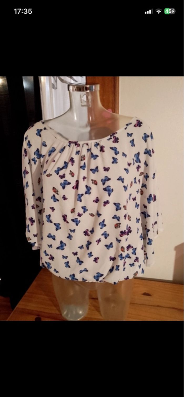 Blouse papillon - photo numéro 2