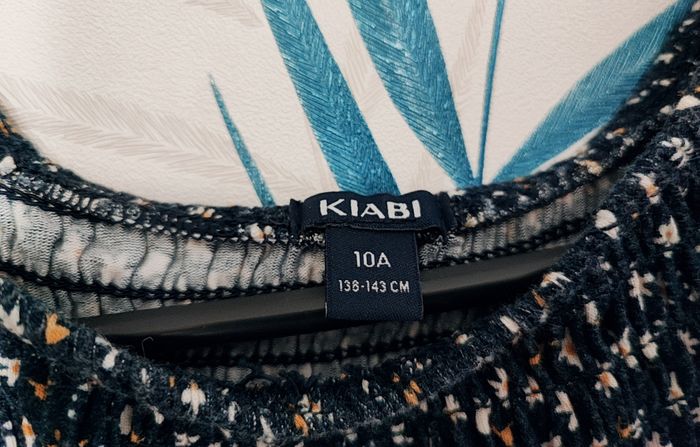 🌸 Robe smockée imprimée fleurs - Marine - Kiabi - 10 ans 🌸 - photo numéro 3