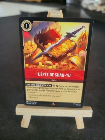 Carte lorcana epee de shan-yu