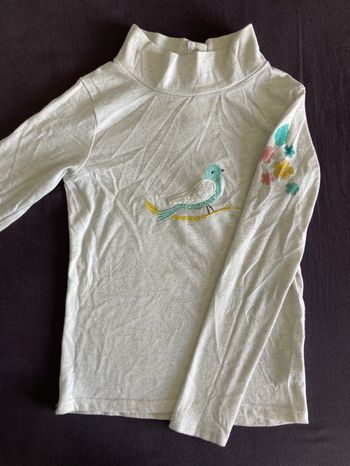 Haut manche longue col roulé