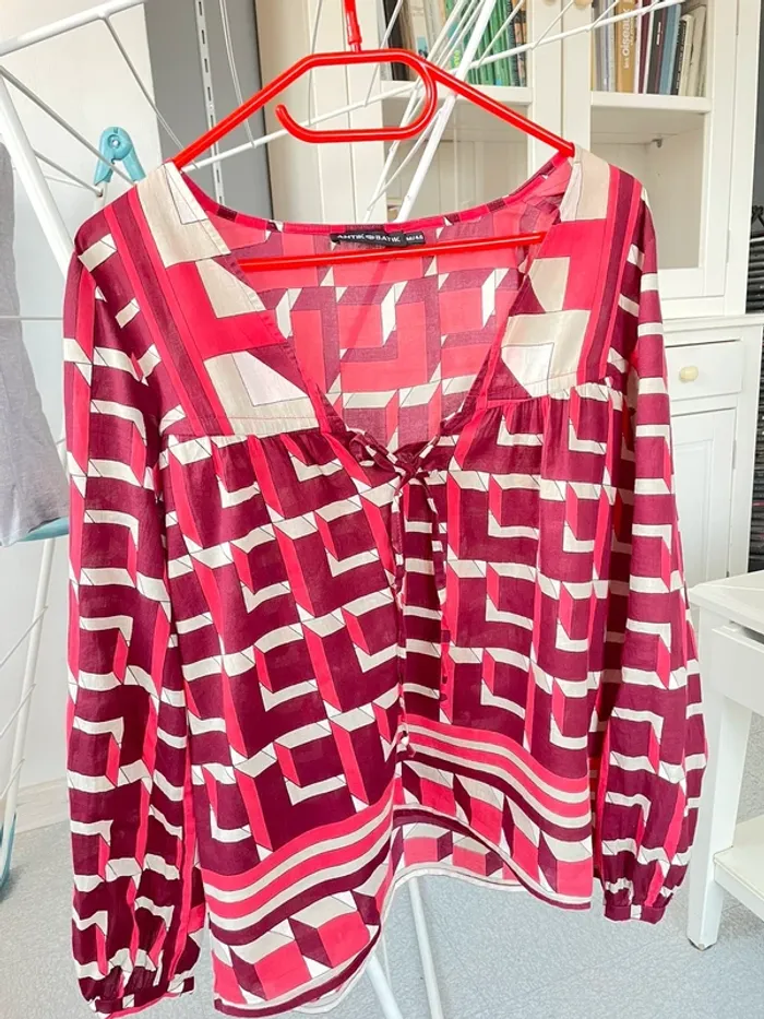 La blouse rouge Antik Batik - photo numéro 2