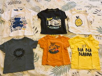 Lot tshirts manches courtes 3m