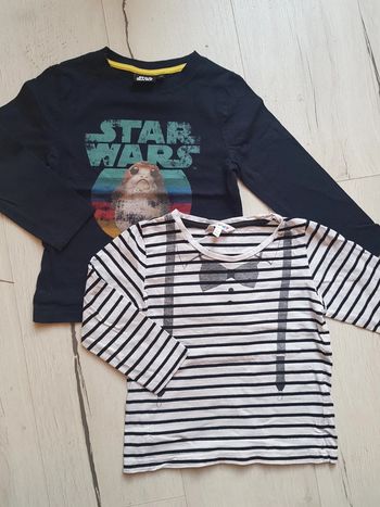Lot de 3 tee shirts manches longues garçon 4ans