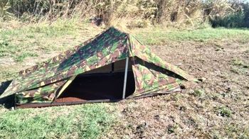 Tentes militaires camo une place 