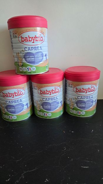 Lait infantile premier âge babybio caprea
