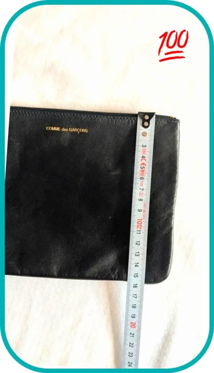 Pochette femme Comme Des Garçon noir - photo numéro 6
