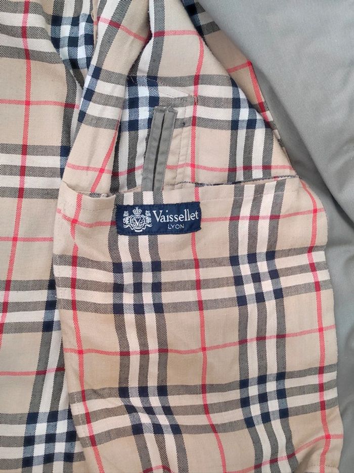 Manteau long trench kaki vintage / Burberry - 42/XL à 44/XXL - photo numéro 8