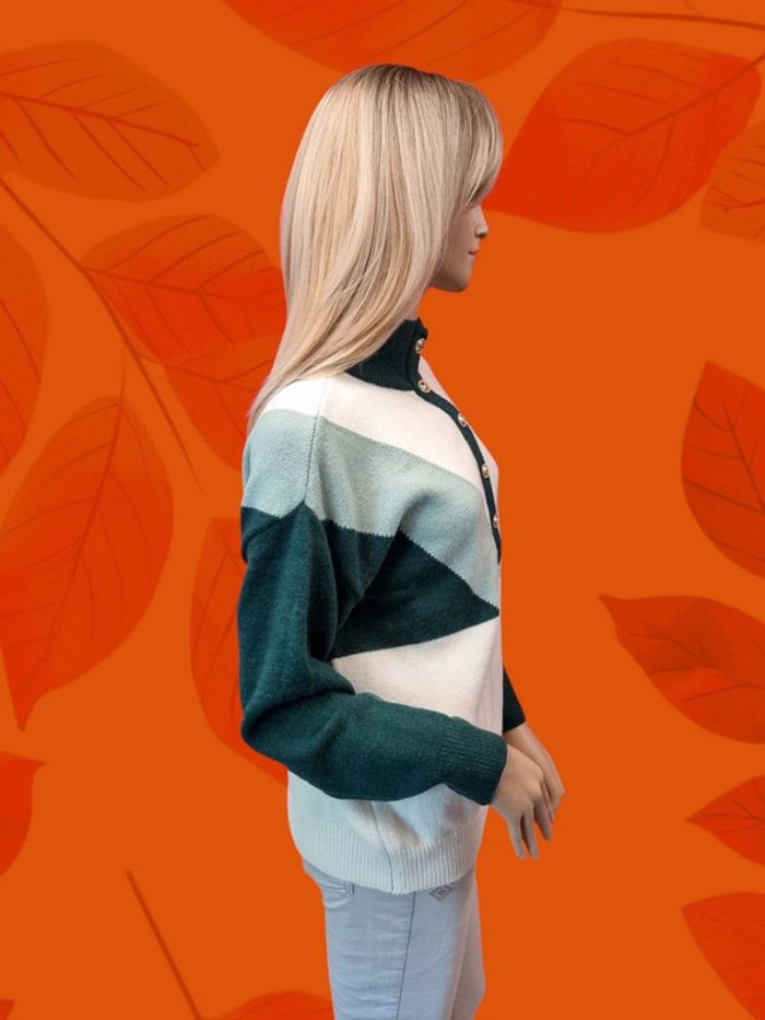 Peace n' Love pull col montant * Taille M/L * - photo numéro 2