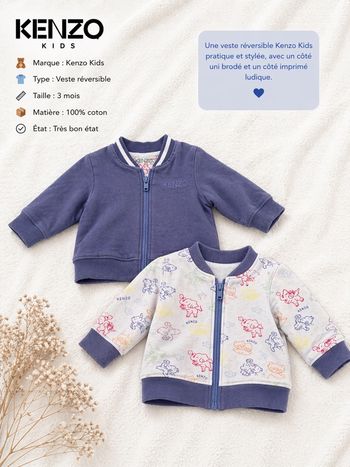 Veste Kenzo réversible 