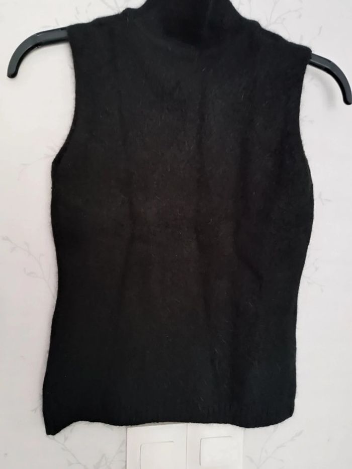 Pull angora noir - photo numéro 2