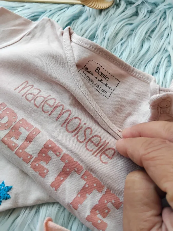 💡 lot de cinq tee shirt manches longues fille 18 mois - photo numéro 4