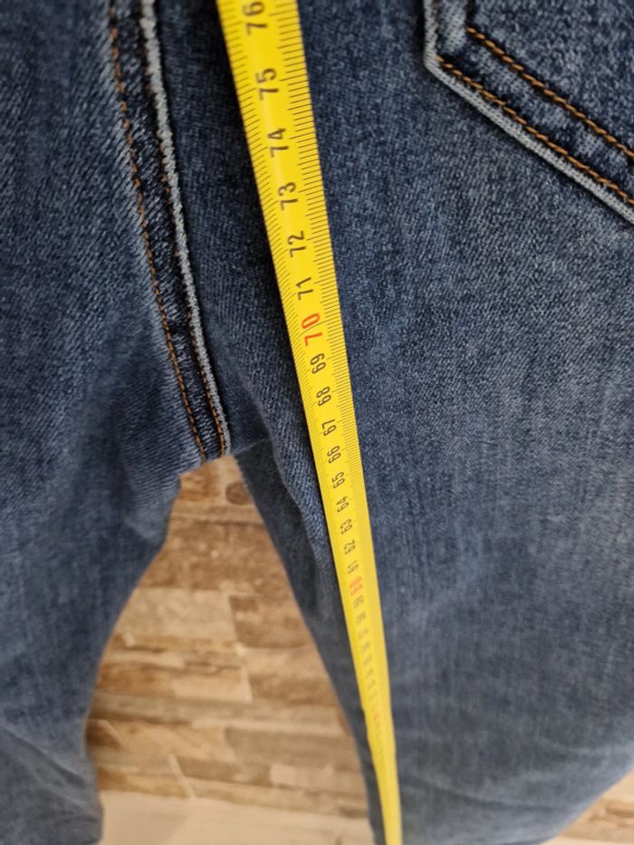 1 pantalon jean extensible taille 42 bleu marque Laulia - photo numéro 7