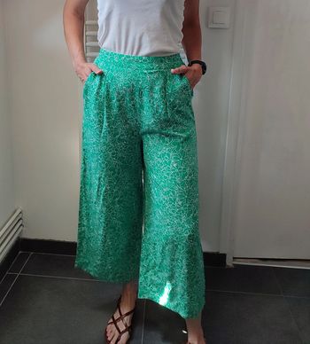 Pantalon palazzo M fleuri