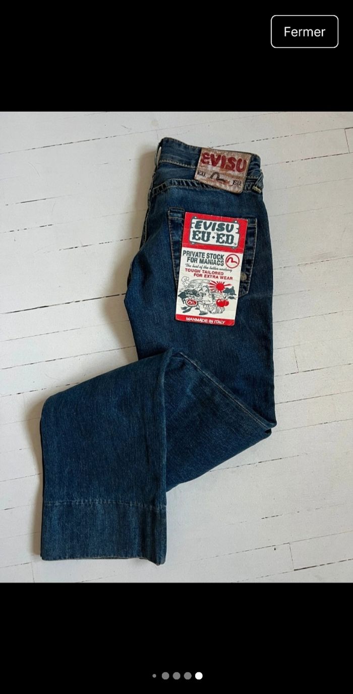 👖 Jean evisu eu·ed – Taille 36 - photo numéro 6