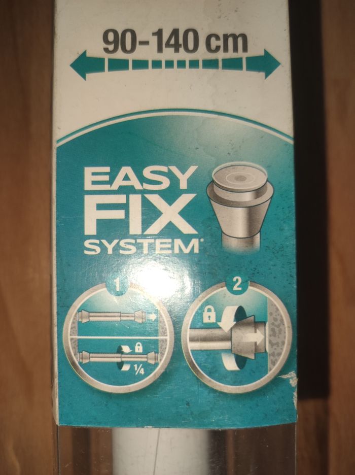 Barre à rideau easy fix system Inspire neuve - photo numéro 4