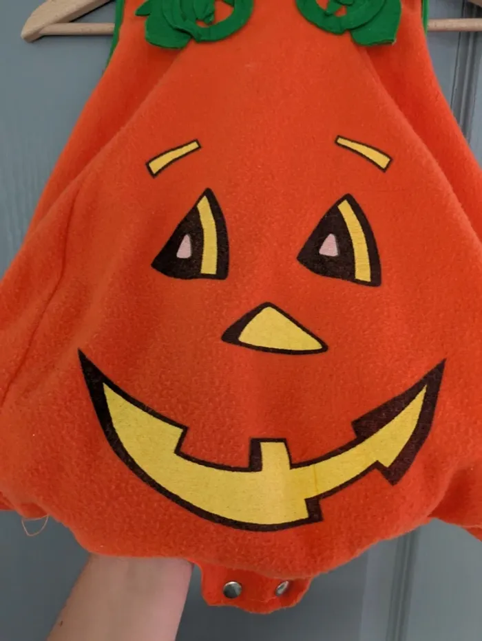 Déguisement costume d'Halloween Citrouille 92/104cm - photo numéro 3