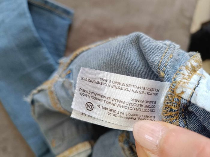 Jean fille bleu clair taille 134 C&A - photo numéro 4