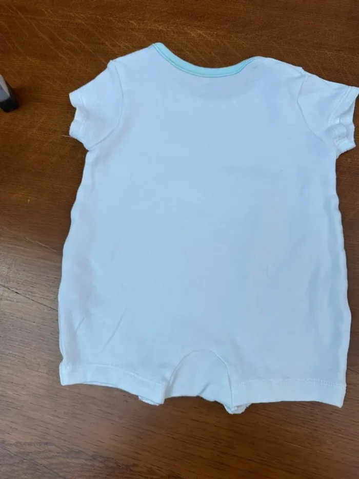 Combinaison short blanc été soleil primark 3-6 mois - photo numéro 8