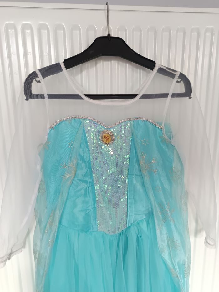 Déguisement Elsa La reine des neiges 8 -10 ans - photo numéro 2